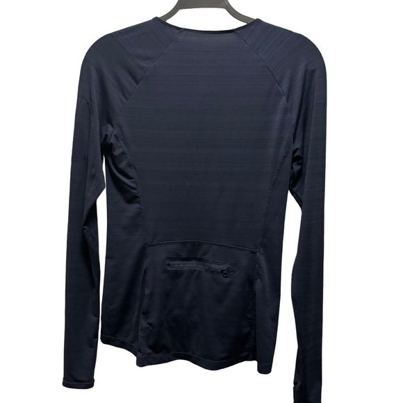 Athleta Pleated Zip Up Athletic Workout Long Sleeve Size S - Picture 2 of 7